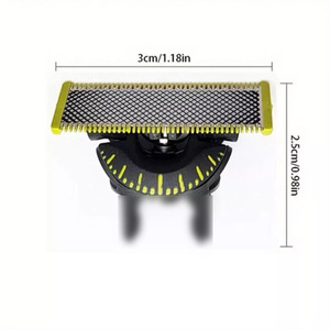 Têtes de coupe jetables pour tondeuse à cheveux électrique, vente en gros d'usine, avec lame de barbier 440C, lames de rechange sûres en acier inoxydable - Product Image 3