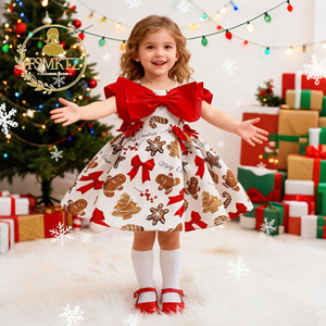 Robe en satin princesse pour petites filles, pour fêtes d'été, robe pour petite fille pour fête de Noël, tenues de bal pour enfants - Product Image 1