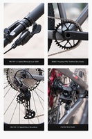 Vélo de montagne en carbone LEOPARD Pro 29/27,5 pouces, LTWOO RETROSPEC A12 12 vitesses, suspension pneumatique à commande à distance, freins à disque hydrauliques TEKTRO