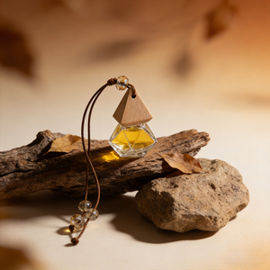 Botella Cuadrada de 8 ml para Colgar en el Automóvil, Ambientador, Perfume, Colgante, Botella Difusora de Vidrio Vacía para Automóvil - Product Image 4