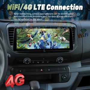Reproductor de Video para Auto con Radio Android 13 de 12.3 Pulgadas para Citroen Jumpy SpaceTourer 2016 2021 Toyota Proace, Unidad Principal Multimedia con GPS y Carplay - Product Image 6