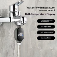 Thermomètre de douche universel en ABS, utilisation domestique, anti-brûlure, affichage numérique intelligent, jauge de température LED pour enfants et femmes enceintes
