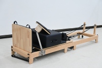 Appareil de Pilates Reformer de Haute Qualité en Bois d'Chêne et d'Érable, Pliable, Portable, Professionnel et Commercial pour la Maison