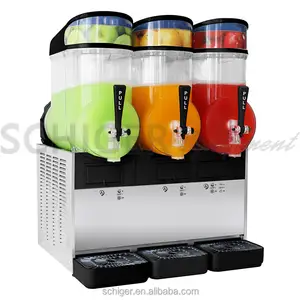 Schiger 3 Kommen Aanrecht Slush Puree Machine Slurpee Machine Bevroren Drank Margarita Machine Grote Productie Fabriek Directe Verkoop