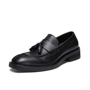 2025 Chaussures formelles de luxe les plus vendues-Cuir véritable-Chaussures décontractées classiques à bout pointu-Chaussures antidérapantes pour hommes - Product Image 6