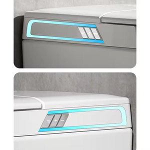 <span class=keywords><strong>Toilette</strong></span> intelligente moderne avec système d'aromathérapie, bidet intelligent, ouverture et fermeture automatiques, capteur de pied, siège chauffant, WC avec affichage numérique - Product Image 6
