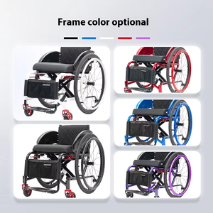 Silla <span class=keywords><strong>de</strong></span> <span class=keywords><strong>Ruedas</strong></span> Deportiva con Anillo <span class=keywords><strong>de</strong></span> Empuje Tipo D, Aleación <span class=keywords><strong>de</strong></span> Aluminio, Rueda Trasera Grande <span class=keywords><strong>de</strong></span> 24 Pulgadas, para Terapia <span class=keywords><strong>de</strong></span> Rehabilitación - Product Image 5
