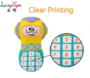 Đầu Giáo Dục Âm Nhạc Điện Thoại Đồ Chơi Với Mô Phỏng Chìa Khóa Xe Tay Tập Thể Dục Giải Trí Công Cụ Học Tập Cho Trẻ Em - Product Image 3