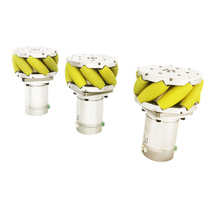 TZBOT Certificação ISO 4 Polegada AGV Omni Wheel Industrial Carrinho Omnidirecional Drive Mecanum Caster com 100W Servo motor - Product Image 6