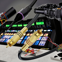 Vip 8Line Avrupa AV Kablosu PVC Kılıf 12m Uzunluk 4K Çözünürlük Kalaylı Bakır İletken Egygold