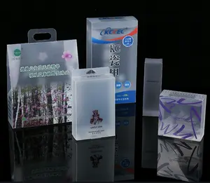 Individueller Druck gefrostete PET-Vinylverpackung transparente Würfelbox aus PVC Kunststoff durchsichtige Acetatbox mit Logo