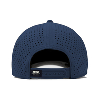 Casquette de baseball tendance 5 panneaux imperméable flottante en coton personnalisable avec bandeau absorbant et étiquette adhésive en PVC du fabricant M