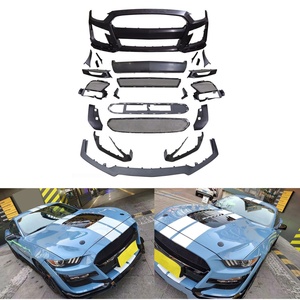 Accesorios para Automóviles, Kit de Parachoques Delantero Estilo <span class=keywords><strong>Shelby</strong></span> GT500 para <span class=keywords><strong>Mustang</strong></span> 2015-2017 |   Kit Completo de Parachoques, Rejilla y Carrocería - Product Image 1