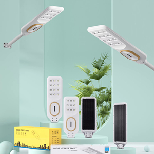 Lampione <span class=keywords><strong>Solare</strong></span> <span class=keywords><strong>ad</strong></span> Alta Luminosità con Batteria LiFePO4 <span class=keywords><strong>da</strong></span> 24000mAh, Pannello Monocristallino <span class=keywords><strong>da</strong></span> 22W, Sensore di Movimento Radar, Lampada <span class=keywords><strong>da</strong></span> <span class=keywords><strong>Esterno</strong></span> per Sentieri - Product Image 1