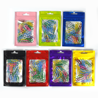 Bolsas de mylar resellables con impresión personalizada, bolsas de papel de aluminio con cierre de cremallera, embalaje pequeño para almacenamiento de alimentos a granel