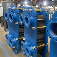 Échangeur de chaleur à plaques en acier inoxydable personnalisé à haute efficacité avec économie d'énergie en deux étapes, pression de 4,0 MPa, capacité de débit de 50 gpm