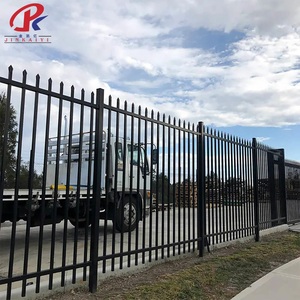 Clôture de jardin en acier galvanisé, résistance à la corrosion, vente directe d'usine, panneau d'intimité en gros, clôture en <span class=keywords><strong>fer</strong></span> forgé - Product Image 5