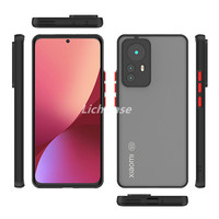 Coque de protection pour appareil photo Xiaomi 12 Pro, étui pare-fumée translucide mat givré, prix bon marché