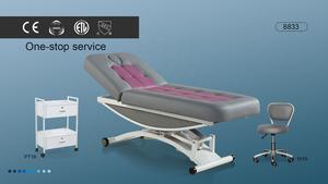 Meja Perawatan Listrik Kecantikan <span class=keywords><strong>2</strong></span> Motor, Tempat Tidur Pijat Wajah Podiatri Terapi Fisik Dapat Disesuaikan - Product Image 6