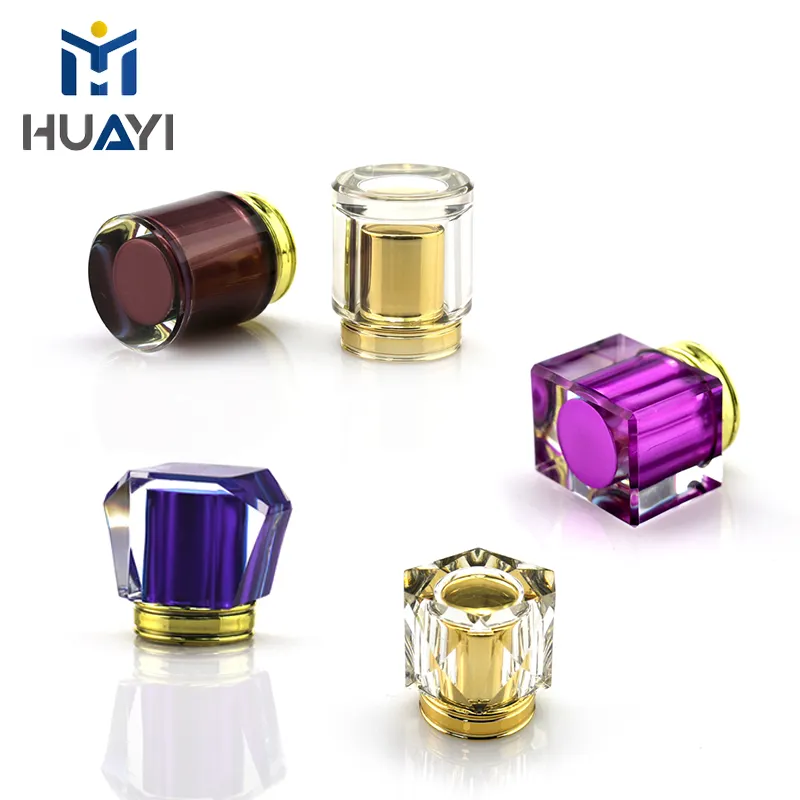 Parfum Dop Fabrikant Op Maat Logo Luxe 15Mm Abs Aluminium Metalen Gouden Krimp Fles Deksel Magnetische Zamac Parfum Dop