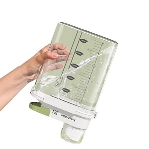 Fresh Box <b>Rice</b> Storage <b>Container</b> 2.5L Airtight Sealed Kitchen Grain Jar for <b>Rice</b> and Beans - Product Image 5