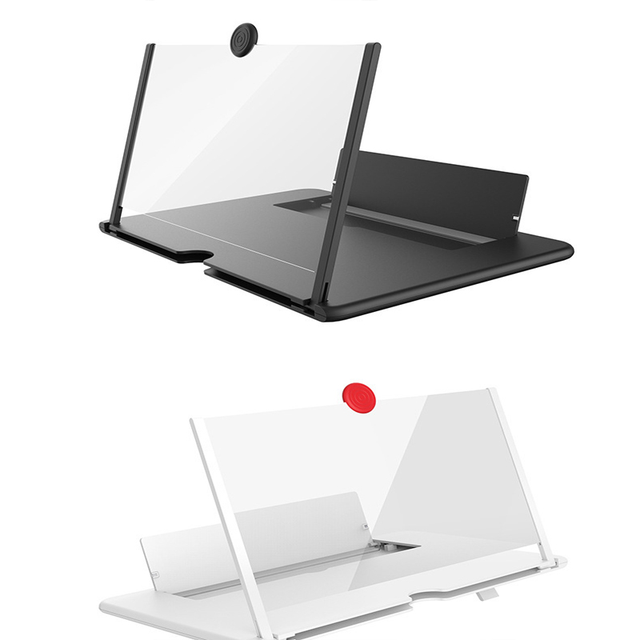 RATE Optical 12inch Mobile Phone Screen Magnifier Amplifier 3D Magnifier Projector Screen Magnifier for Smartphone Mobile Phone