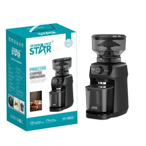 Molinillo de Café Eléctrico para el Hogar WinningStar con 65 Niveles de Grosor Ajustables y Temporizador - Product Image 1