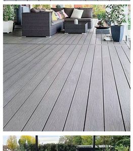 Plancher extérieur en composite bois-plastique (WPC) anti-vieillissement pour applications commerciales, rues, corridors côtiers et projets d'ingénierie - Product Image 5