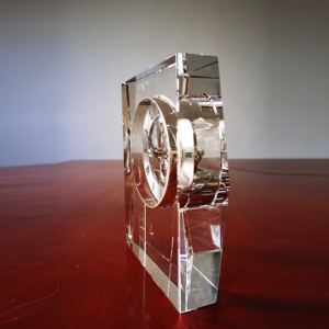 2025 New pha lê đồng hồ vuông Trophy Nhà Máy Giá pha lê Trophy bán buôn Vàng Pha Lê giải thưởng Trophy - Product Image 2