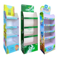 Étagère d'affichage en PVC pour supermarché de vente au détail personnalisée, présentoir de produits en PVC, présentoir de biscuits en PVC