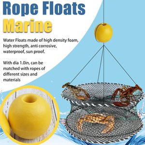 Flotadores de <span class=keywords><strong>Pesca</strong></span> en Aguas Profundas, Redondos, de 10 cm, de Alta Visibilidad, de Espuma, <span class=keywords><strong>para</strong></span> Barco, Kayak, <span class=keywords><strong>Pesca</strong></span> de Cangrejos, Esquí Acuático, Cuerda, Muelle, Piscina, Océano - Product Image 5