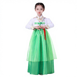Hanbok Coreano para Niñas, Traje Tradicional de las Minorías Étnicas, Vestido Bordado para Bodas, Fiesta Oriental - Product Image 3