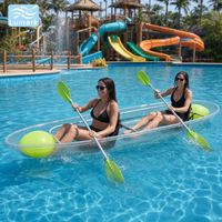 Tas Apung Samping Kursi Kano Transparan untuk Keluarga dengan Set Lengkap untuk Wisata Resort, Produksi Lumark Rotomolded dari Cina