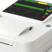 Moniteur cardiaque fœtal 7 pouces en promotion - Appareil CTG avec fréquence fœtale, pression de contraction et mouvements fœtaux