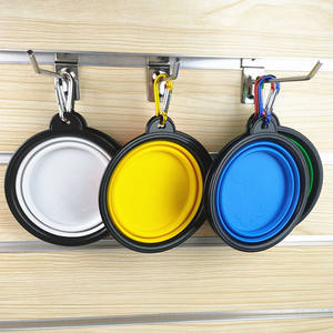 Cuenco plegable para perros, paquete de 2 cuencos de viaje portátiles y plegables, cuencos de agua para mascotas, comederos para perros, gatos y animales pequeños - Product Image 6