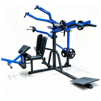 Appareil de fitness multifonctionnel commercial 3 stations pour entraînement de force à domicile