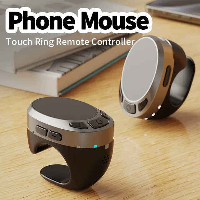 Remote Scrolling Ring Finger Mouse for Wireless Page Turner Video Controller for IOS/Android Ebook