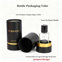 Kemasan Kosmetik Modern Ramah Lingkungan Kotak Tabung Kertas Silinder Cetak Kustom untuk Botol Parfum dan Kemasan Eyeliner