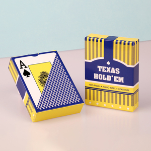 Cartas de Póker Texas Hold'em con Diseño de Rayas Únicas, Baraja Profesional para Juego de Póker Texas Hold'em y Colecciones - Product Image 1