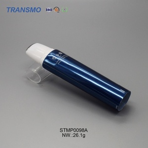 Tube souple en plastique pour crème et lotion de soin de la peau, applicateur métallique, logo personnalisé, tube compressible massable - Product Image 5
