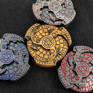 Tùy chỉnh thiết kế 7-in-1 ngón tay Gyro quay kim loại Xúc xắc chất lượng tuyệt vời trò chơi dices - Product Image 3