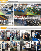 Système CNC TCK56Y de haute précision avec contre-pointe, axe Y, lit incliné, tour CNC