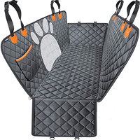 Housse de siège de voiture pour chien, hamac pour animaux de compagnie, pour siège arrière, housse de siège arrière pour chien en maille respirante avec poche