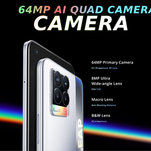 <span class=keywords><strong>Realme</strong></span> 8, Cámara Cuádruple de 64MP, Helio G95, Pantalla AMOLED de <span class=keywords><strong>6</strong></span>.44 Pulgadas, Batería de 5000 mAh, Carga de 30W, Versión Global, Teléfono Inteligente <span class=keywords><strong>Realme</strong></span> 8 - Product Image 4