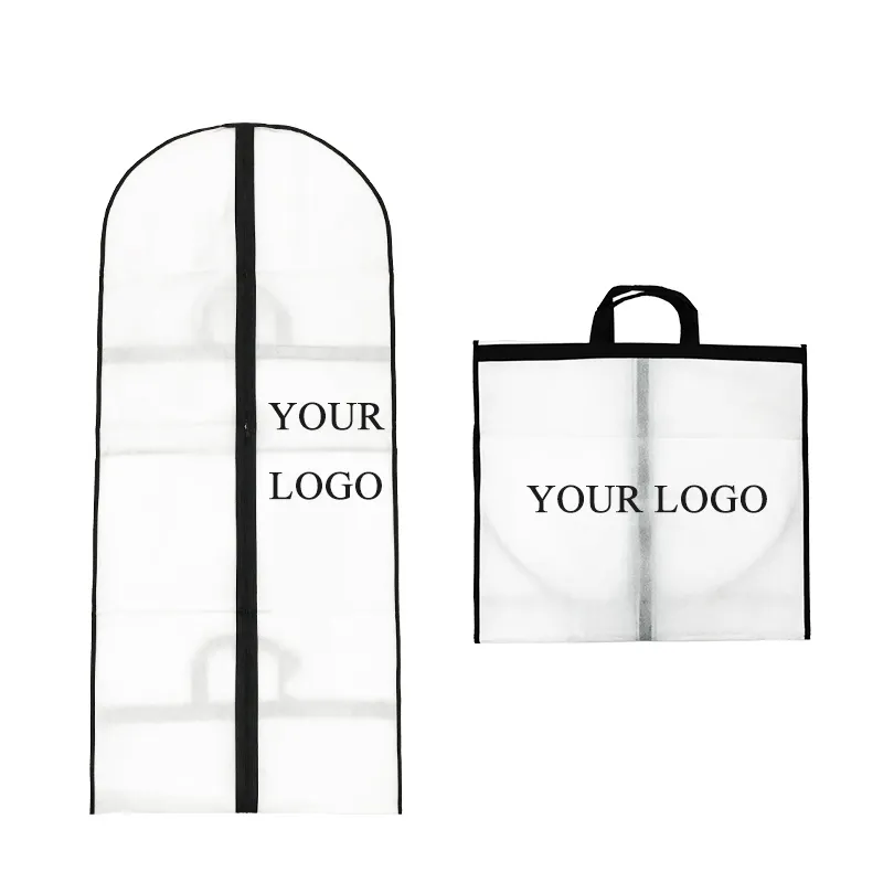 New Design Nylon Garment Zipper Bag Long Wedding Dress Non Woven Eco Friendly with Waterproof