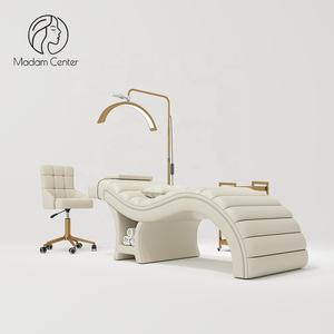 Madamcenter Camilla Curva de Espuma para Extensiones de Pestañas Sillón Reclinable de Cuero Sintético para Salón de Belleza - Product Image 1