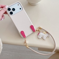 Étui de téléphone portable simple et uni, adapté aux coques de téléphone iPhone 17 Pro Max et aux pendentifs Apple iPhone 16. Il est résistant aux chocs