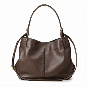 Nouveau sac pour femme en cuir véritable, deux sangles, simple, élégant, de haute qualité, portable. - Product Image 1