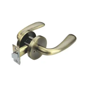 Door Handle Lock American Standard ANSI Grade 3 Heavy Duty Entrance Door Cylindrical Tubular Lever Handle Lock