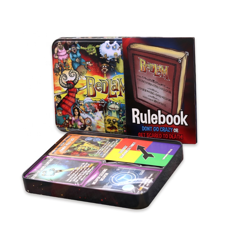 Wjpc-оптовая продажа, игральные карты для взрослых с двойной игровой картой с коробкой, игровые карты с памятью 260-350gsm, бумажная подарочная коробка